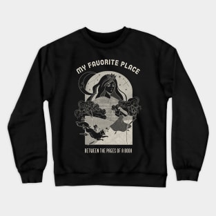 bookish gifts, book lover gift, dark academia, literature fantasy, booktok merch Crewneck Sweatshirt